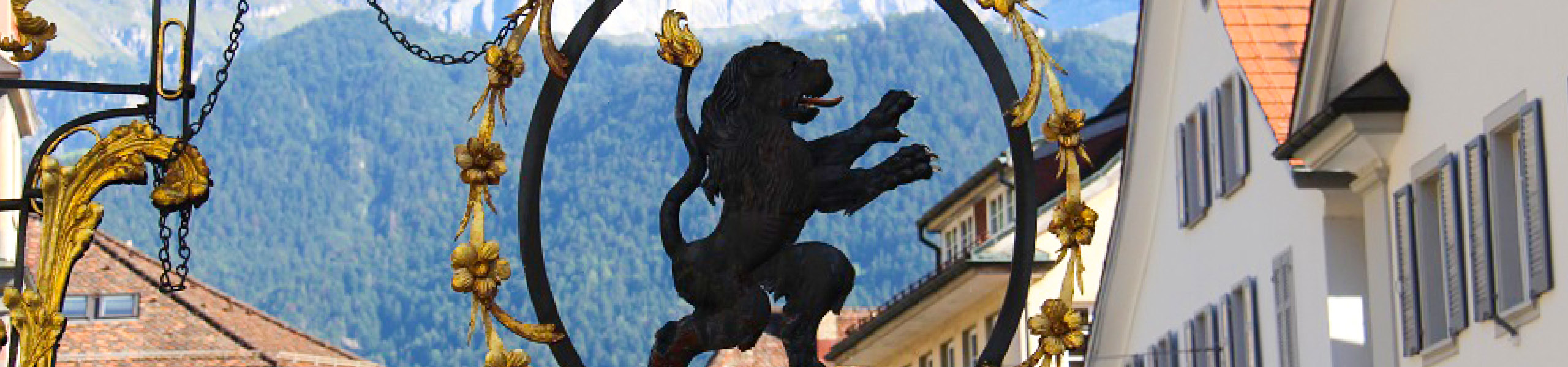 Schwarzer Löwen Altdorf Uri Wappen Traditionshaus